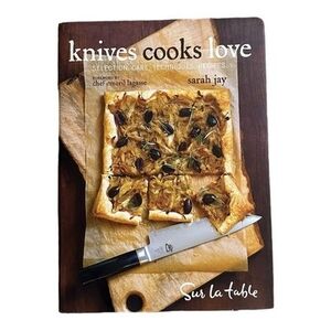 Sarah Jay Knives Cooks Love 46 Cutting Techniques 20 Recipes Cookbook 180 Pgs VG